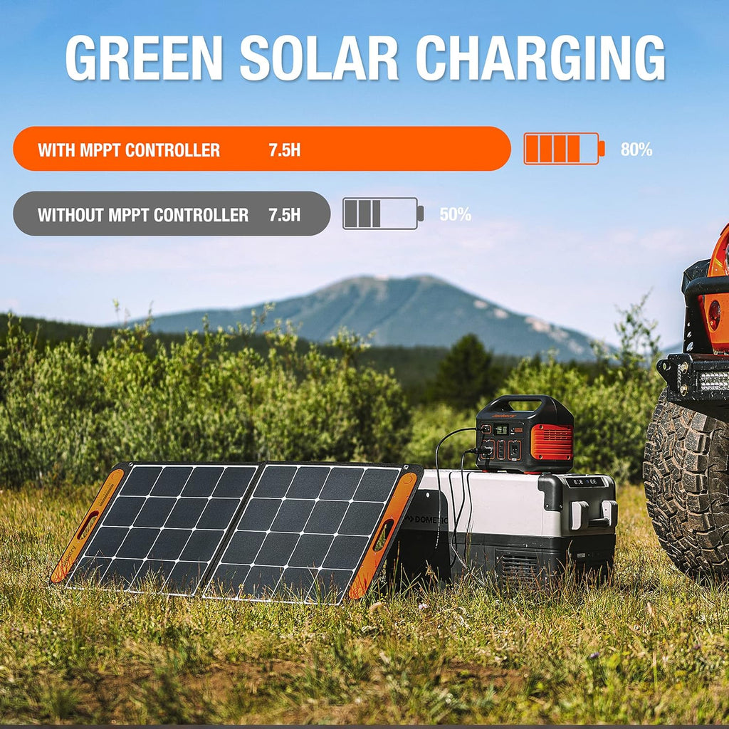 518Wh Solar Generator with Solar Saga 100 Y6683