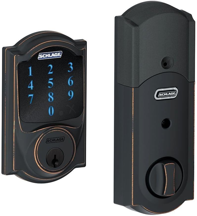 Touchscreen Deadbolt Smart Lock with Alarm X309
