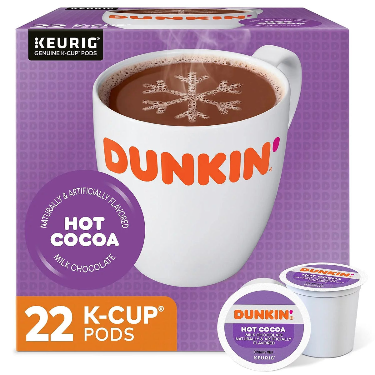 Milk Chocolate Hot Cocoa K-Cup Pods, 22/Box B991