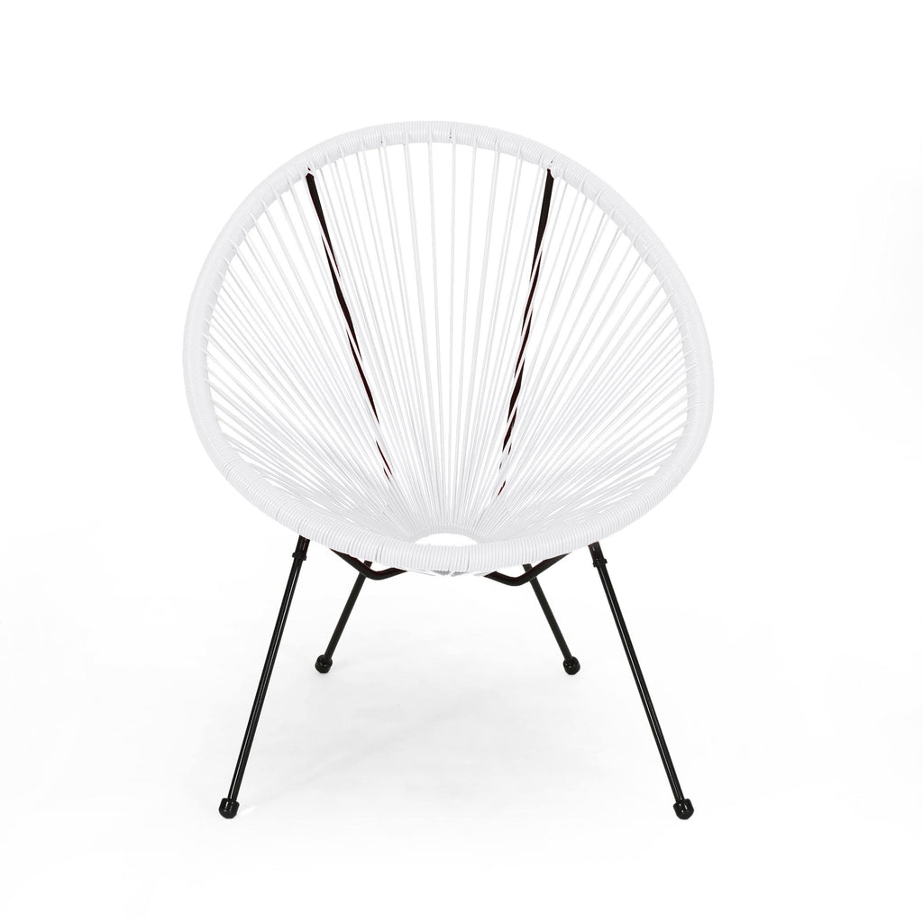 White String Weave Chair Set of 4 Y7038