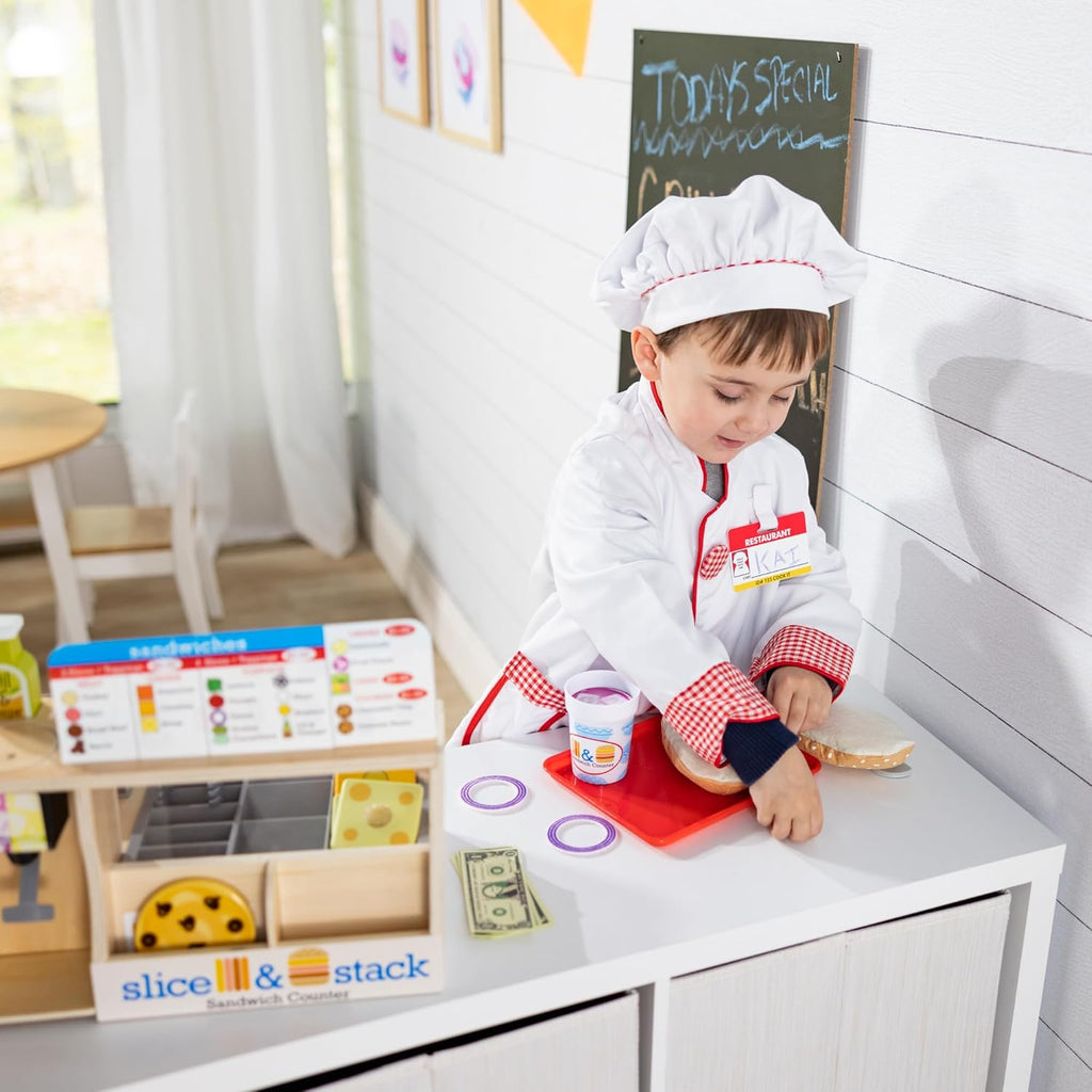 56-Piece Wooden Pretend Play Food Set D51030