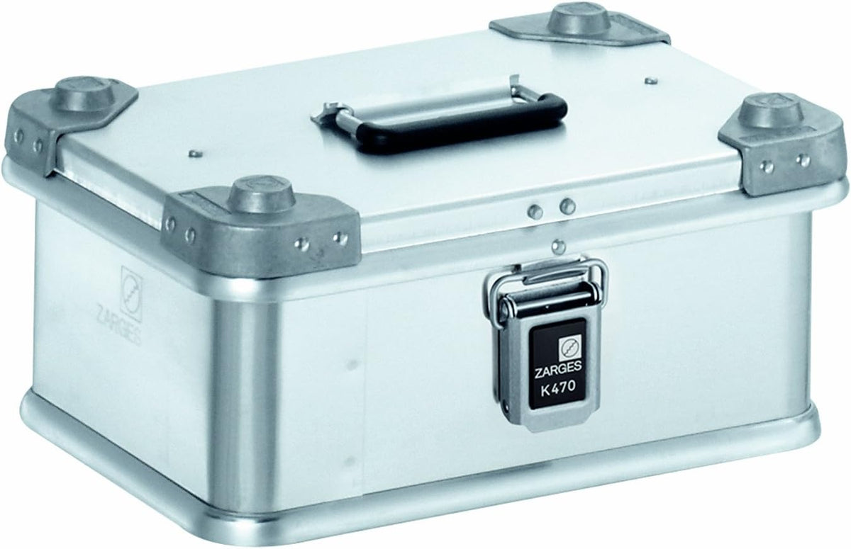Aluminum Hard Protective Carrying Case, Stackable Storage, Safe Lock Box (44.1 x 28.3 x 18.9 Inches) H5523
