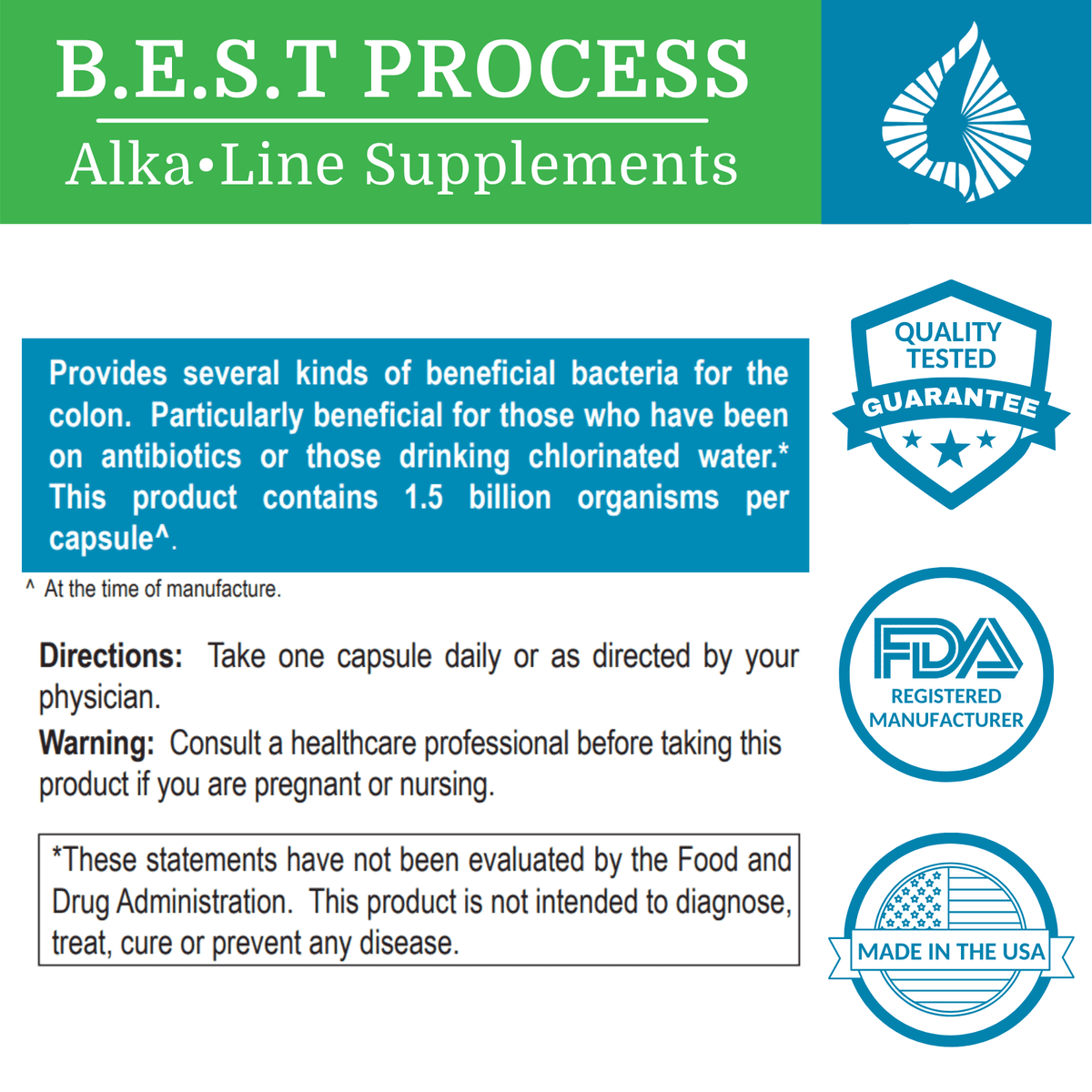 Probiotic & Prebiotic Digestive Supplement F4786