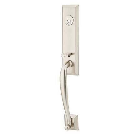Satin Nickel Single Cylinder Handleset with Aireon Lever L311521