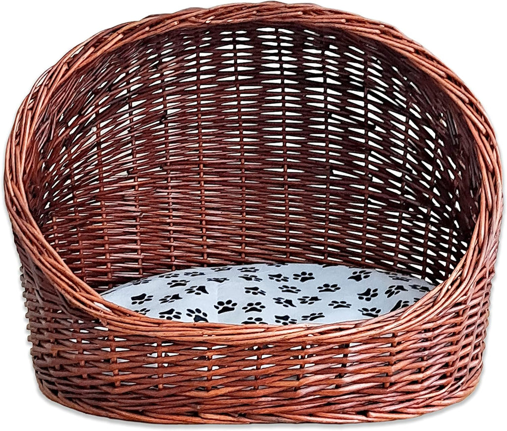 Willow Basket Cat House with Cushion M65968