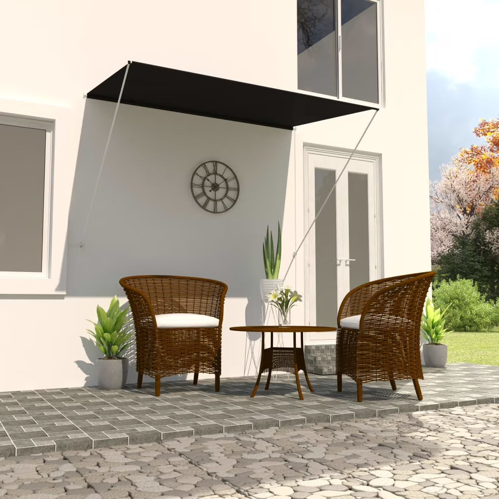 Retractable Awning 78.7"x59.1" Anthracite Q959753