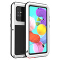 White Shockproof Armor Hybrid Phone Case for Samsung Galaxy A71 S7153