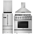 36 Dual Fuel Range, Range Hood, Dishwasher, Refrigerator S594630
