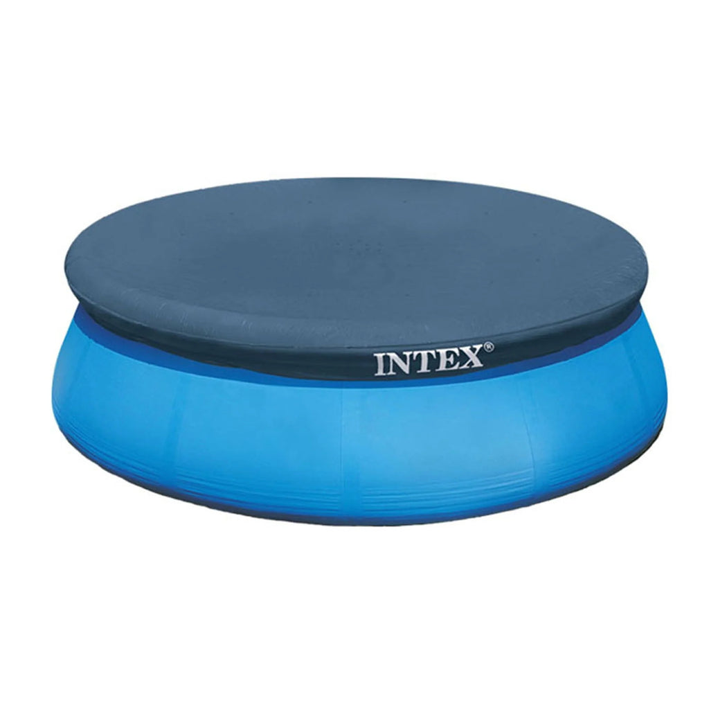 Inflatable Round Swimming Pool & Protective Cover Y93929