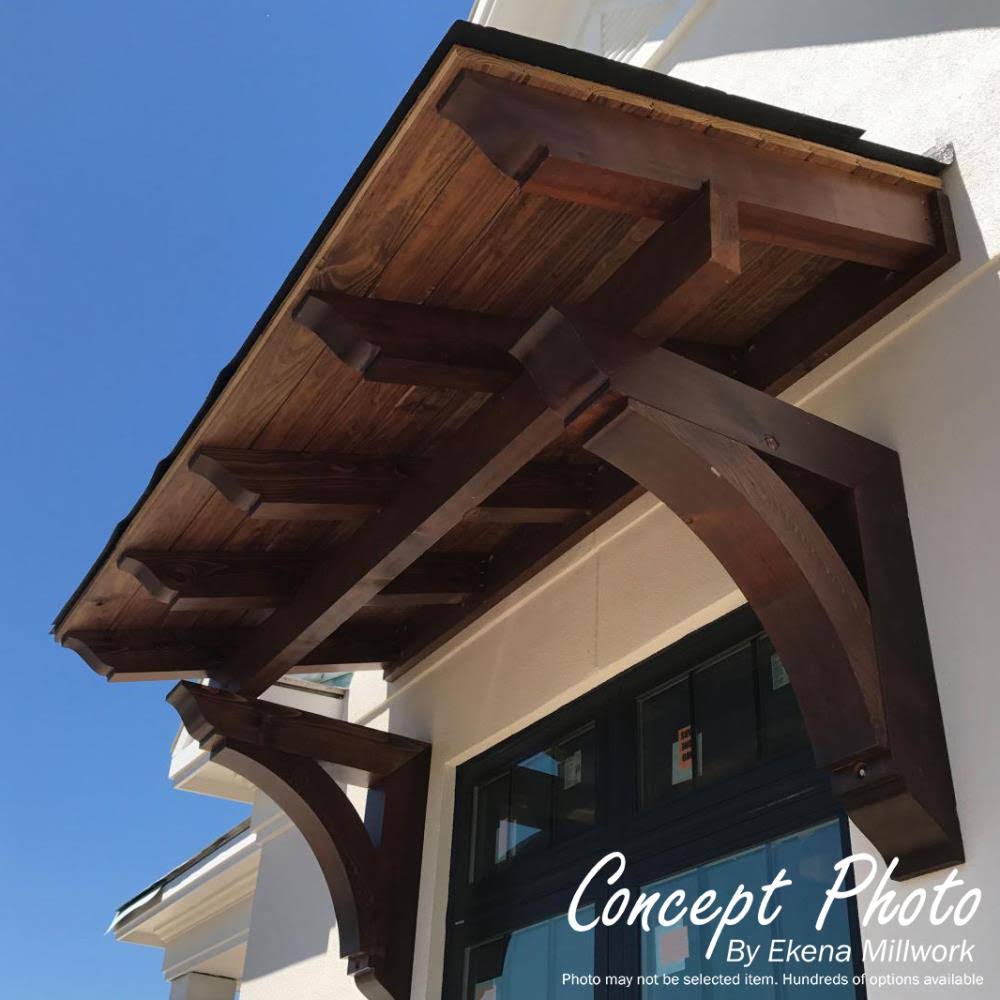 Douglas Fir Traditional Smooth Bracket S61618