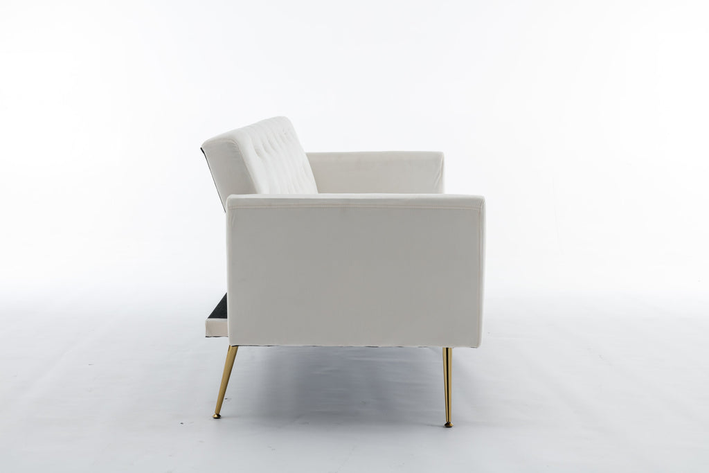 Beige Convertible Sofa Bed G94923