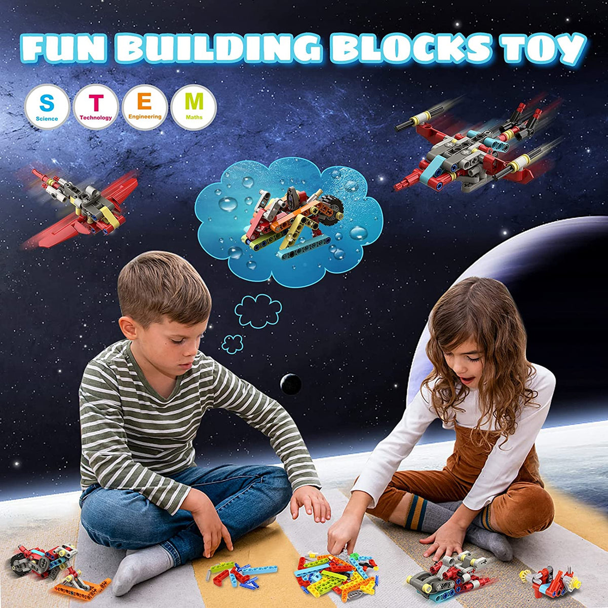 171Pcs 20-in-1 STEM Building Toys Construction Set M309