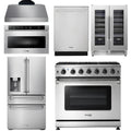 36 Electric Range, Range Hood, Microwave, Refrigerator, Dishwasher, Wine Cooler C3770