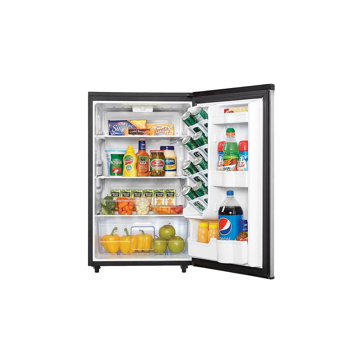4.4 cu.ft. Stainless Steel Compact Mini Refrigerator S891