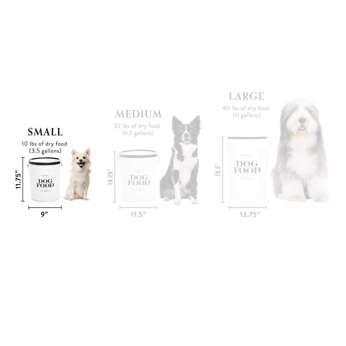 Dog Food Storage Canister A5234