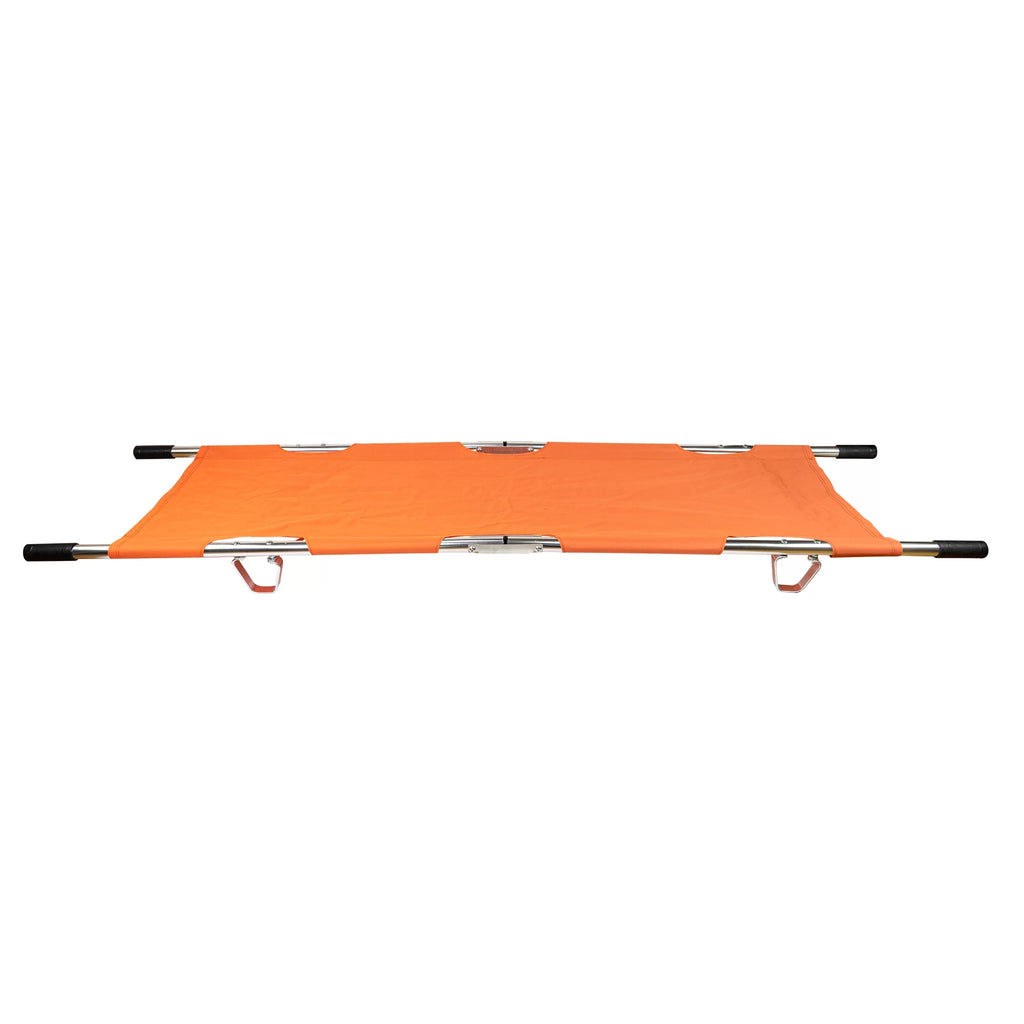 Orange Folding Medical Stretcher F6554