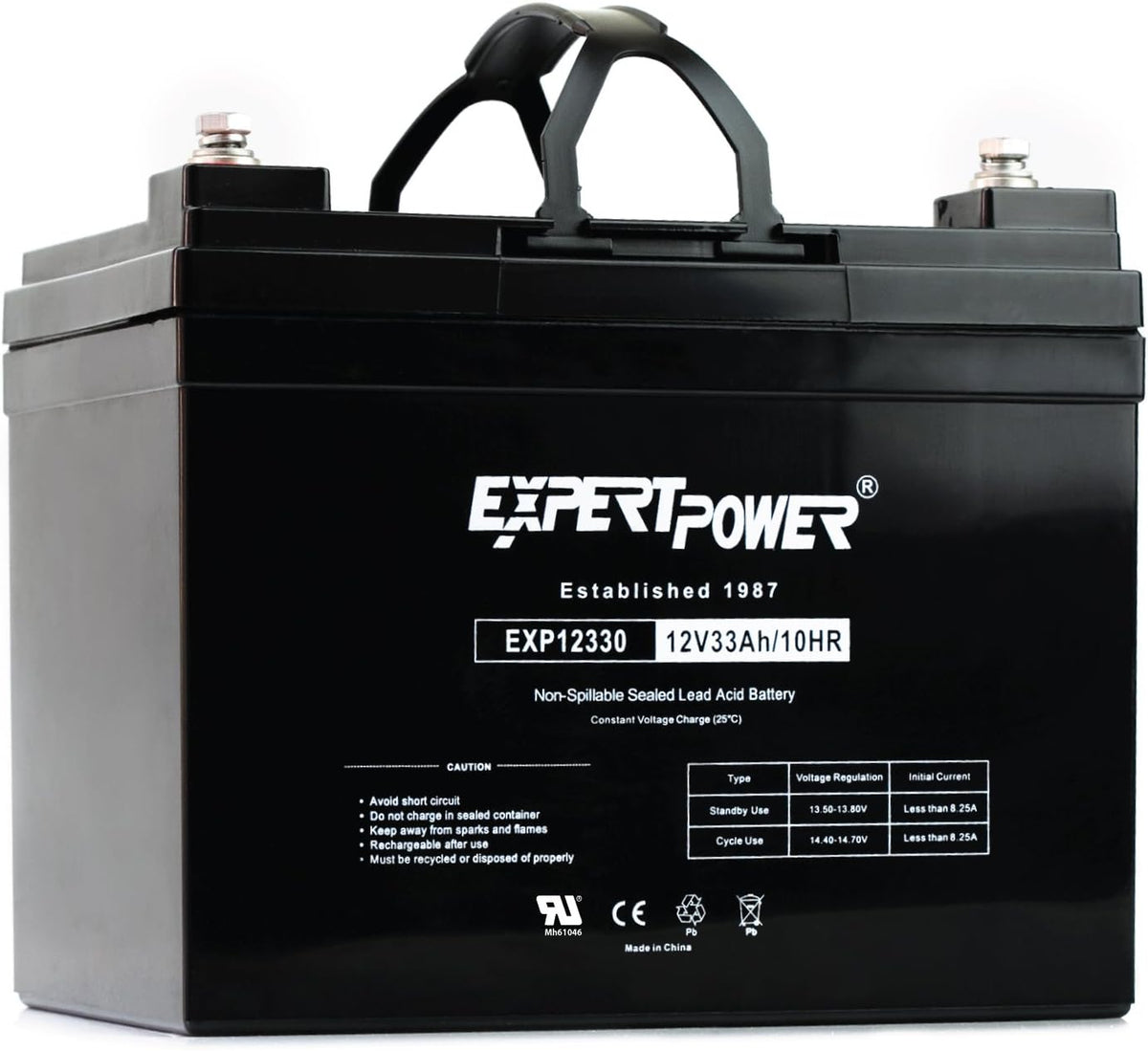 12v 33ah Rechargeable Deep Cycle Battery Pack of 2 Q78009
