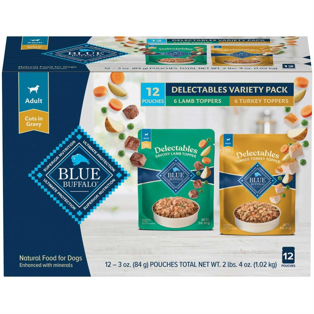 Natural Wet Dog Food Topper Variety Pack N976