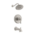 Single-Handle Tub and Shower Faucet in Brushed Nickel J4556