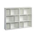 Glacier White Engineered Wood Horizontal Bookcase U42960