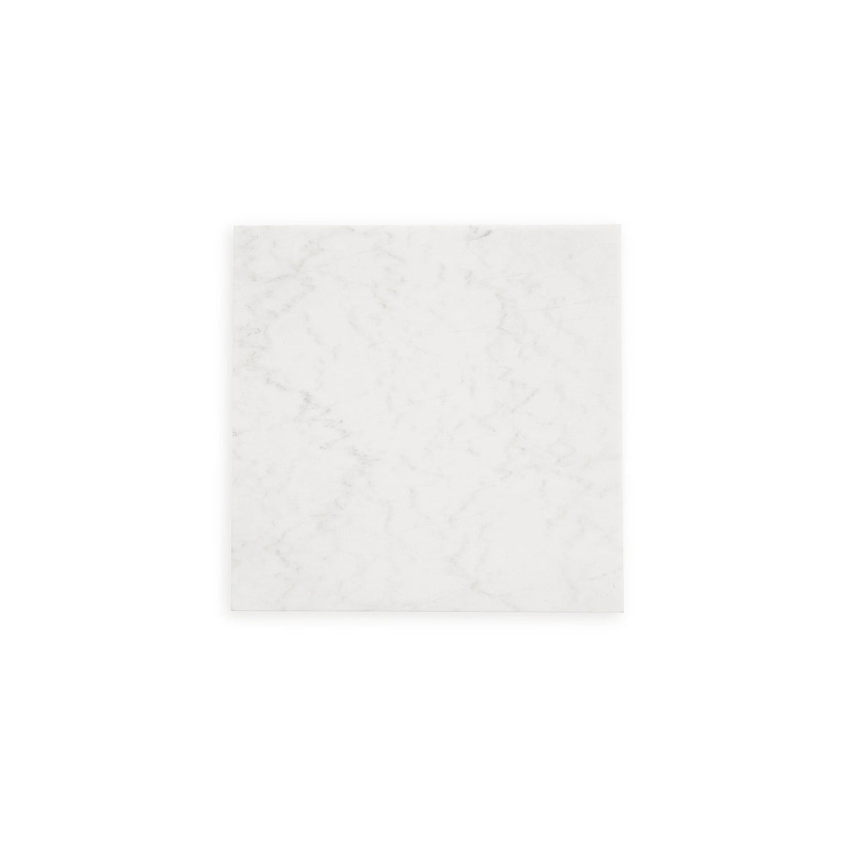 Square Accent Table with White Marble Tabletop C985