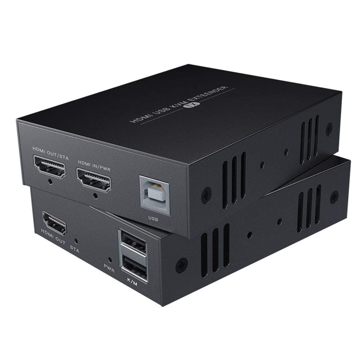 HDMI KVM USB Extender Transmit 1080p HD Video Over Cat5e/6 Ethernet Cable 50m (164ft) A7546