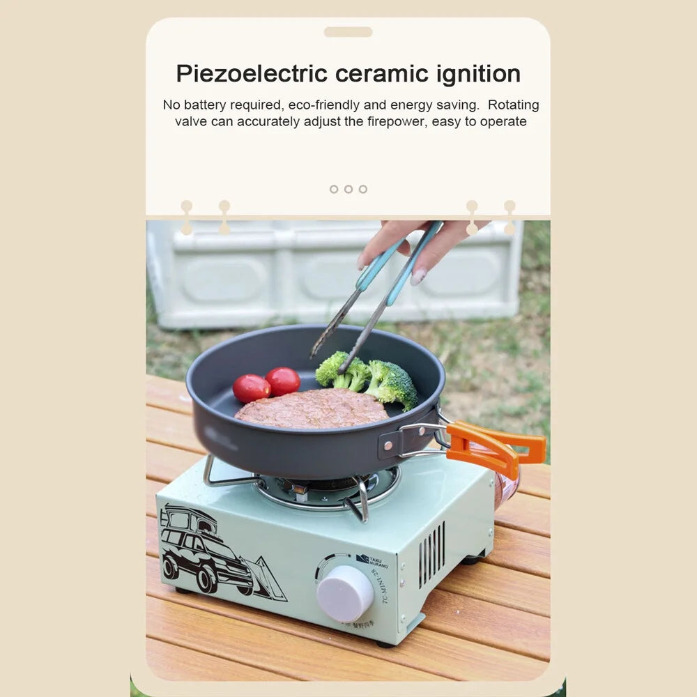 Cassette Stove Portable Gas Burner 2100W with Piezo Ignition I241