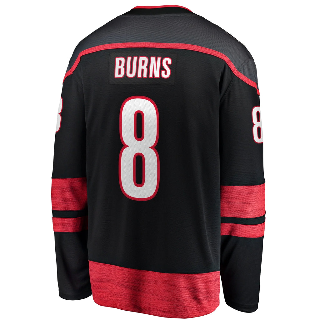 Men's Black Carolina Hurricanes Jersey U417