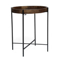 Mango Wood Folding Tray Top Side Table U358277