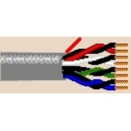 22 AWG 6 Stranded Bare Copper Pairs Plenum-CMP Security and Alarm Cable 1000 ft Reels S6407