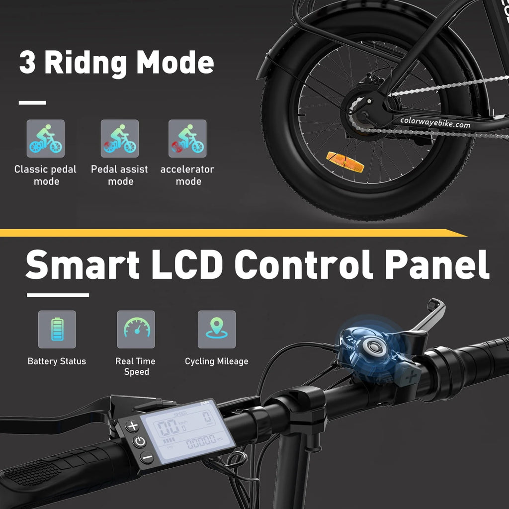20x3.0 Fat Tire Electric Bicycles 12Ah 36V 500W E Bike C241