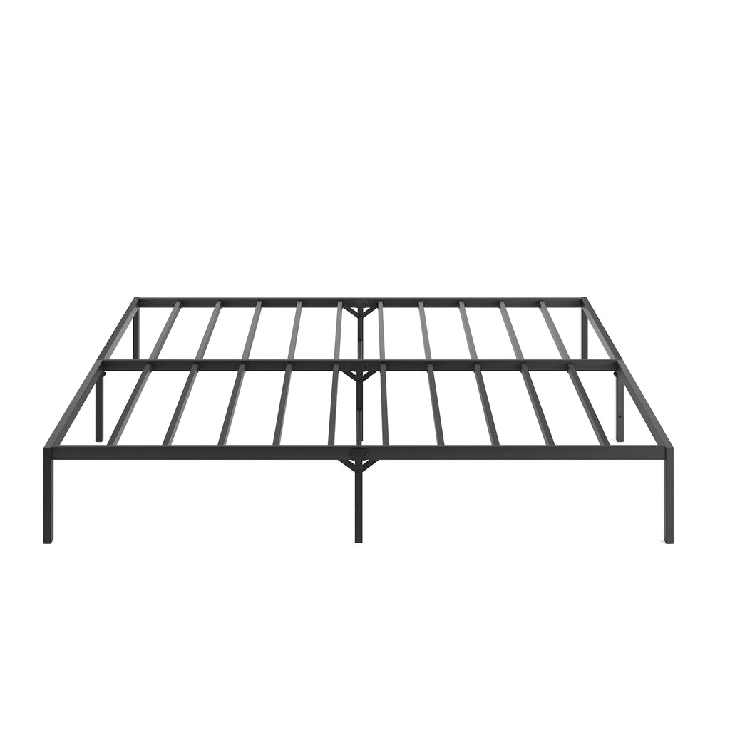 Black Metal Platform Bed Frame E869656