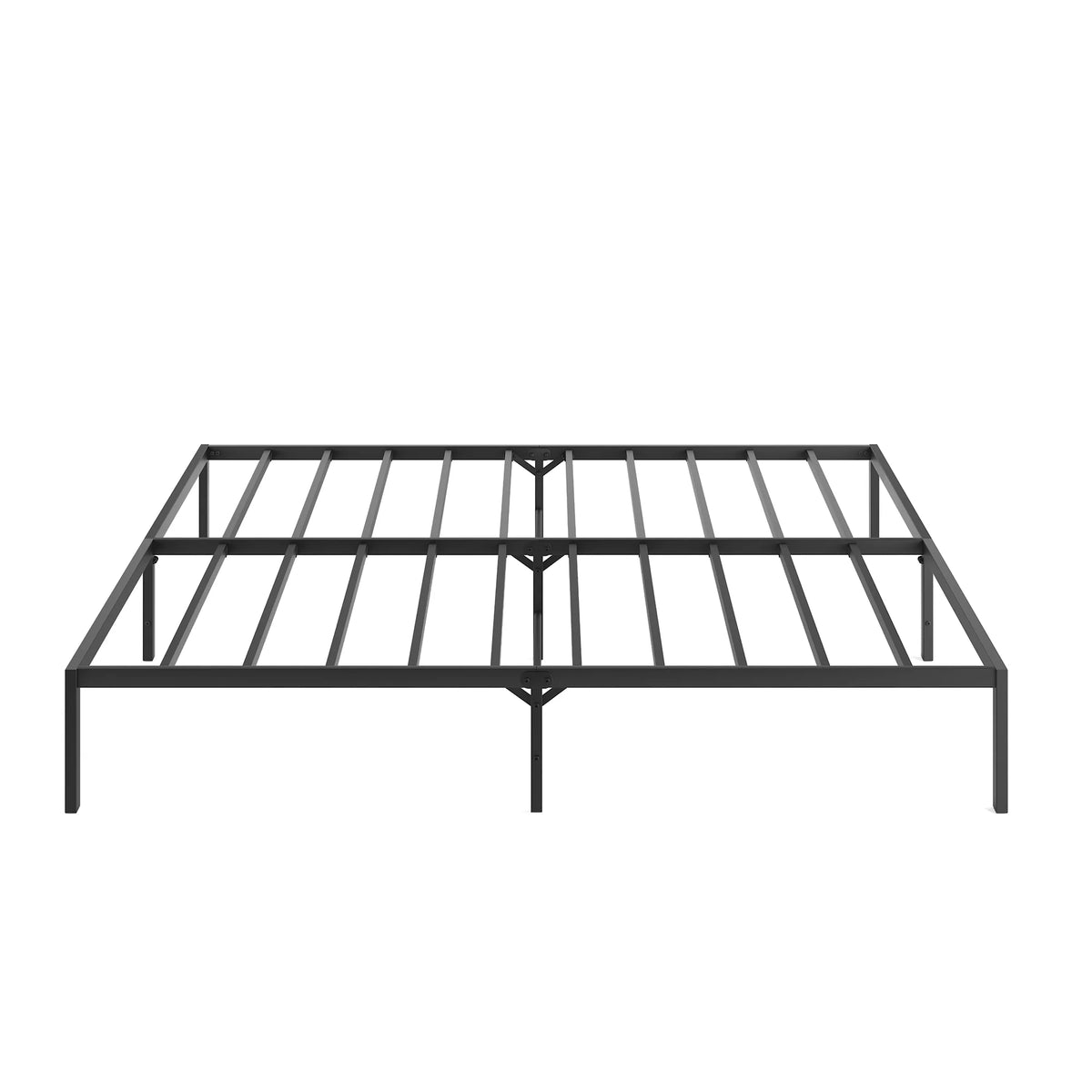 Black Metal Platform Bed Frame E869656
