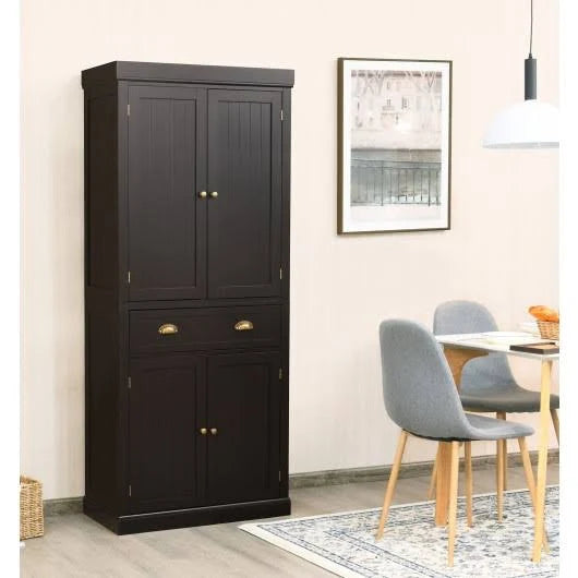 Freestanding Kitchen Cabinet with Adjustable Shelves G72203