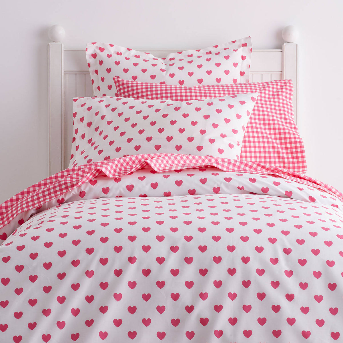 Purple Cotton Percale Queen Duvet Cover L9303