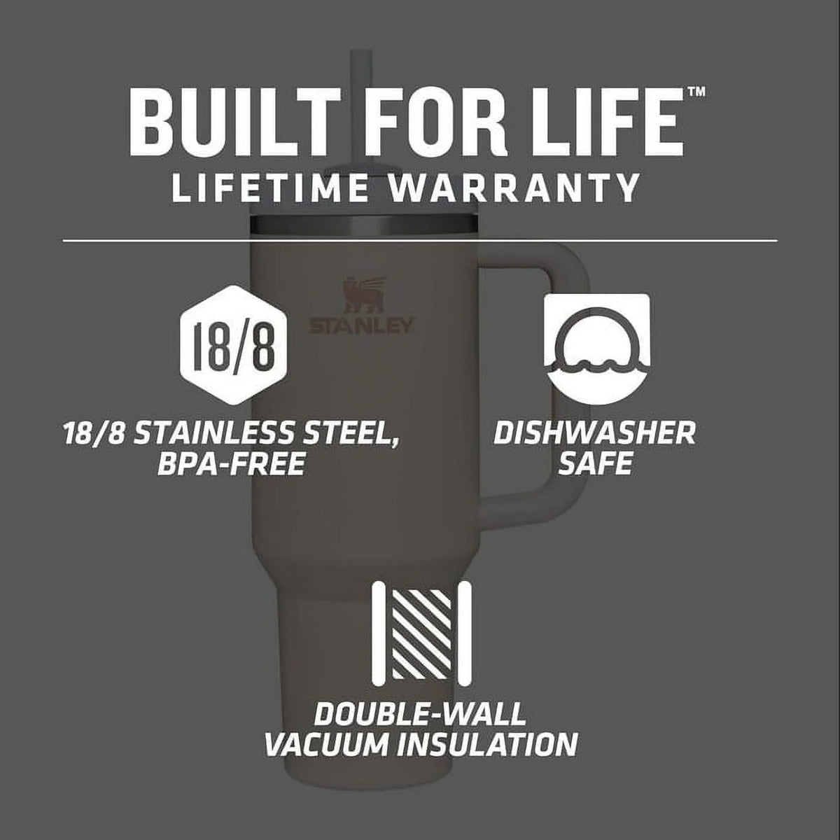 40oz Stainless Steel Tumbler Black K72054