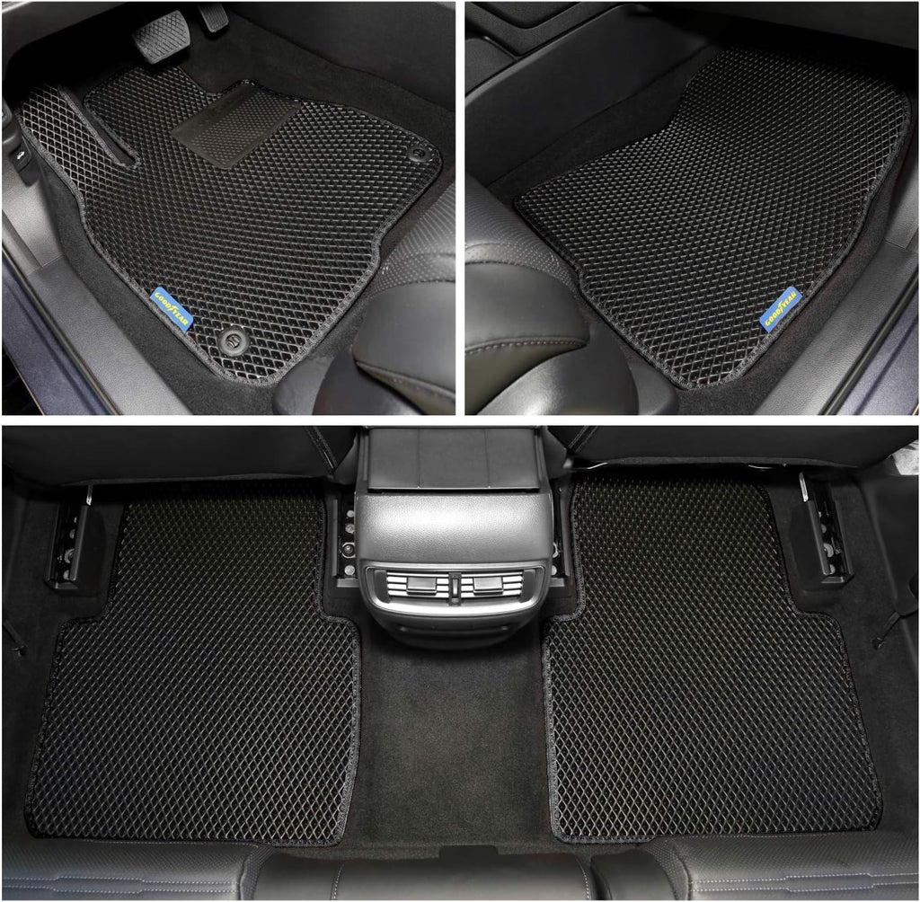 Black/Black 4 Pc. Car Floor Liners A270