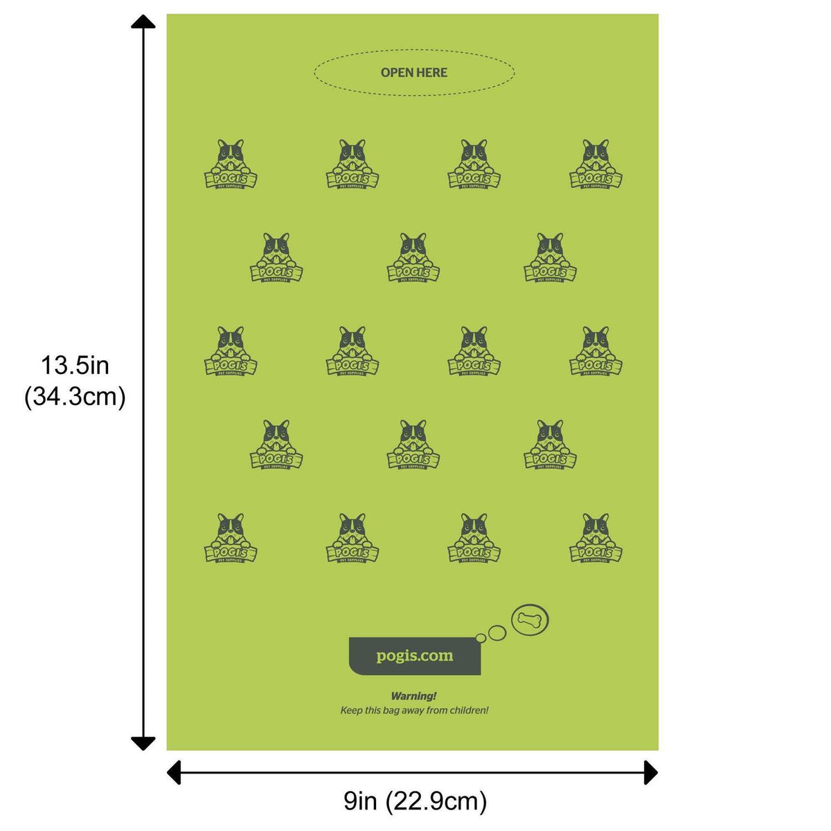 500 Dog Poop Bags H655