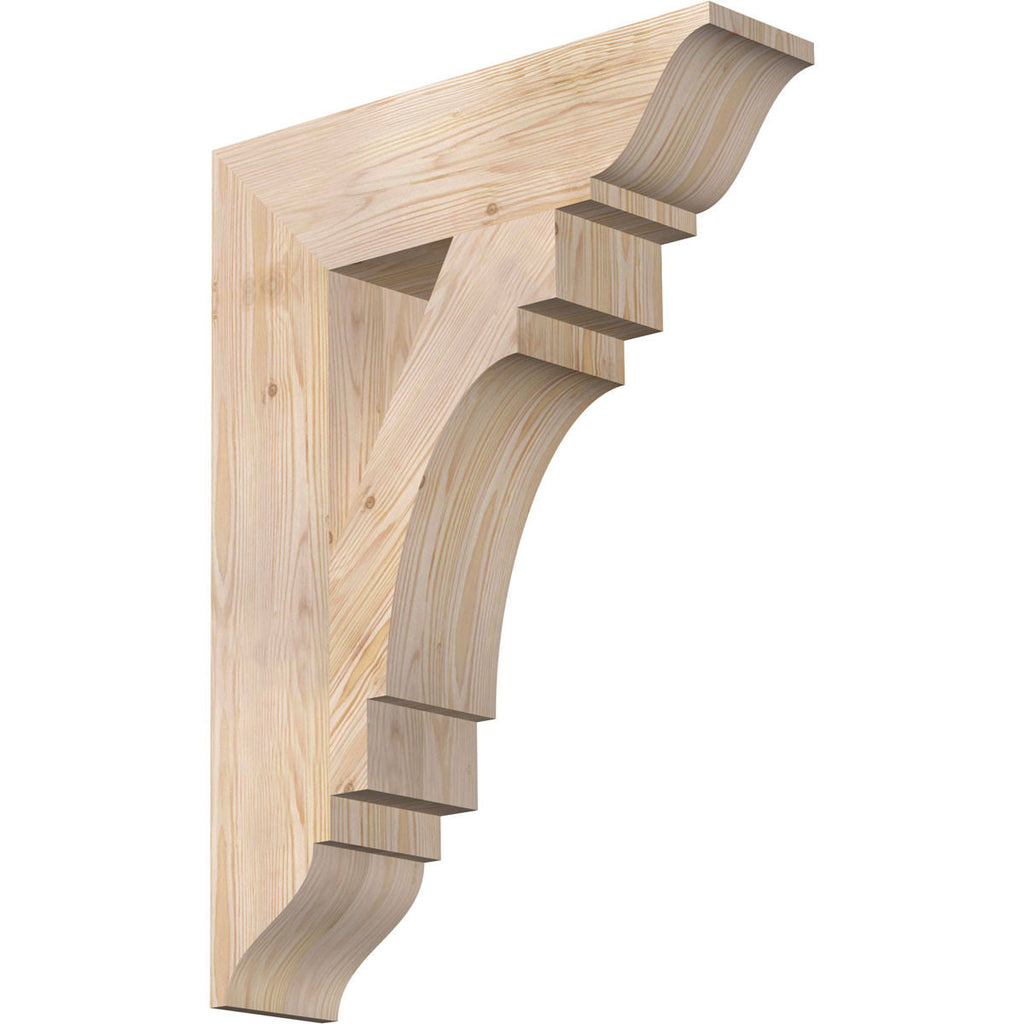 Douglas Fir Traditional Smooth Bracket S61618