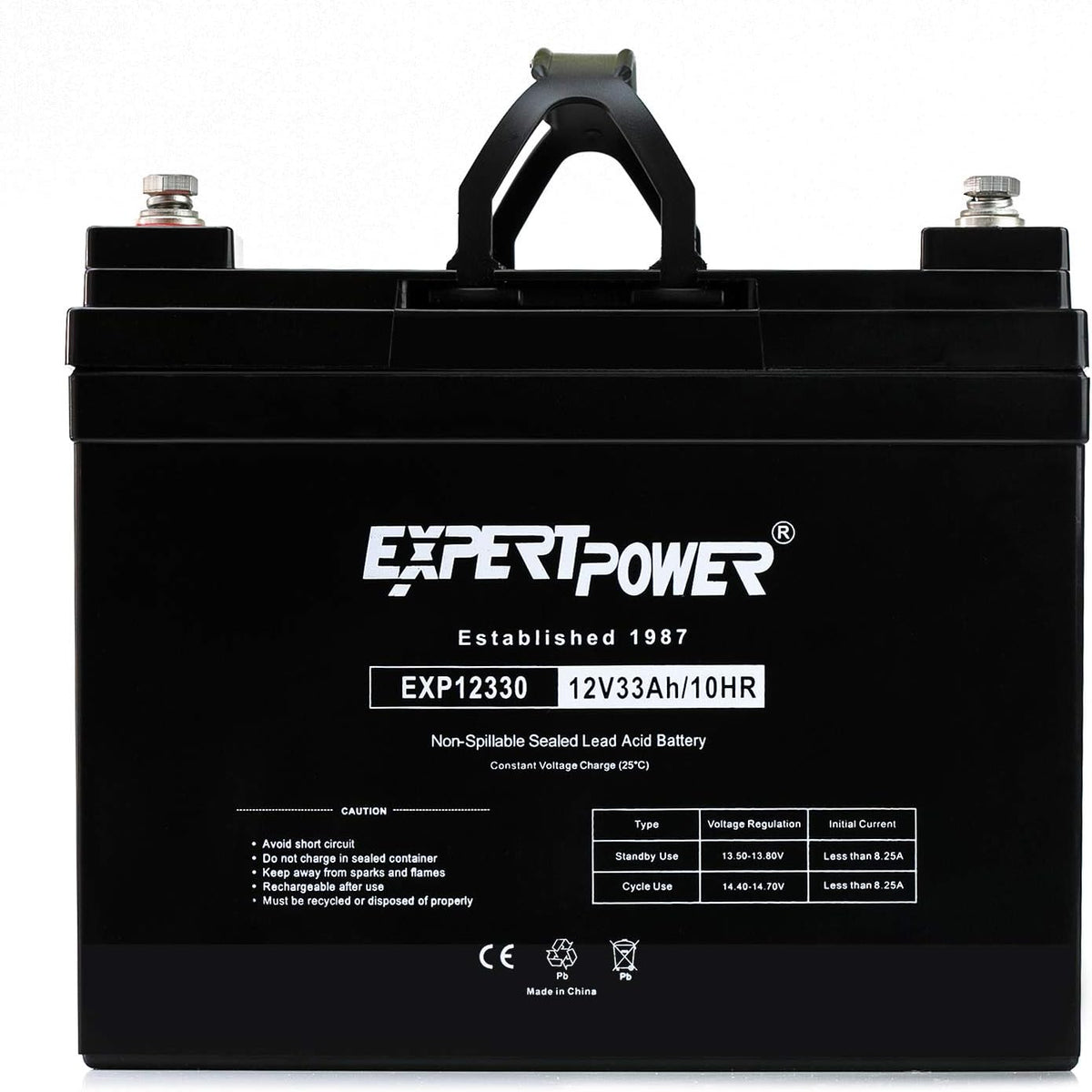 12v 33ah Rechargeable Deep Cycle Battery Pack of 2 Q78009