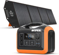 Portable Power Station LiFePO4 Battery with 2 X100W Solar Panel K322