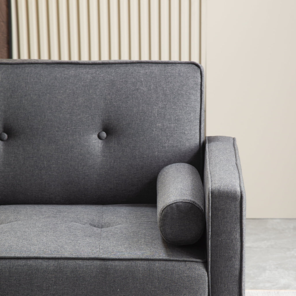 Convertible Futon Sofa Bed with Armrests I584113