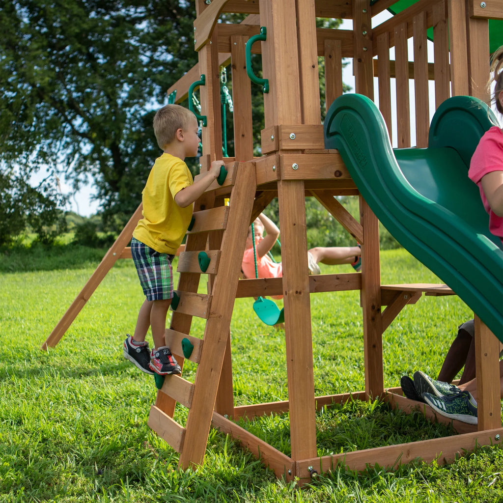 All Cedar Wood Playset Swing Set V378264
