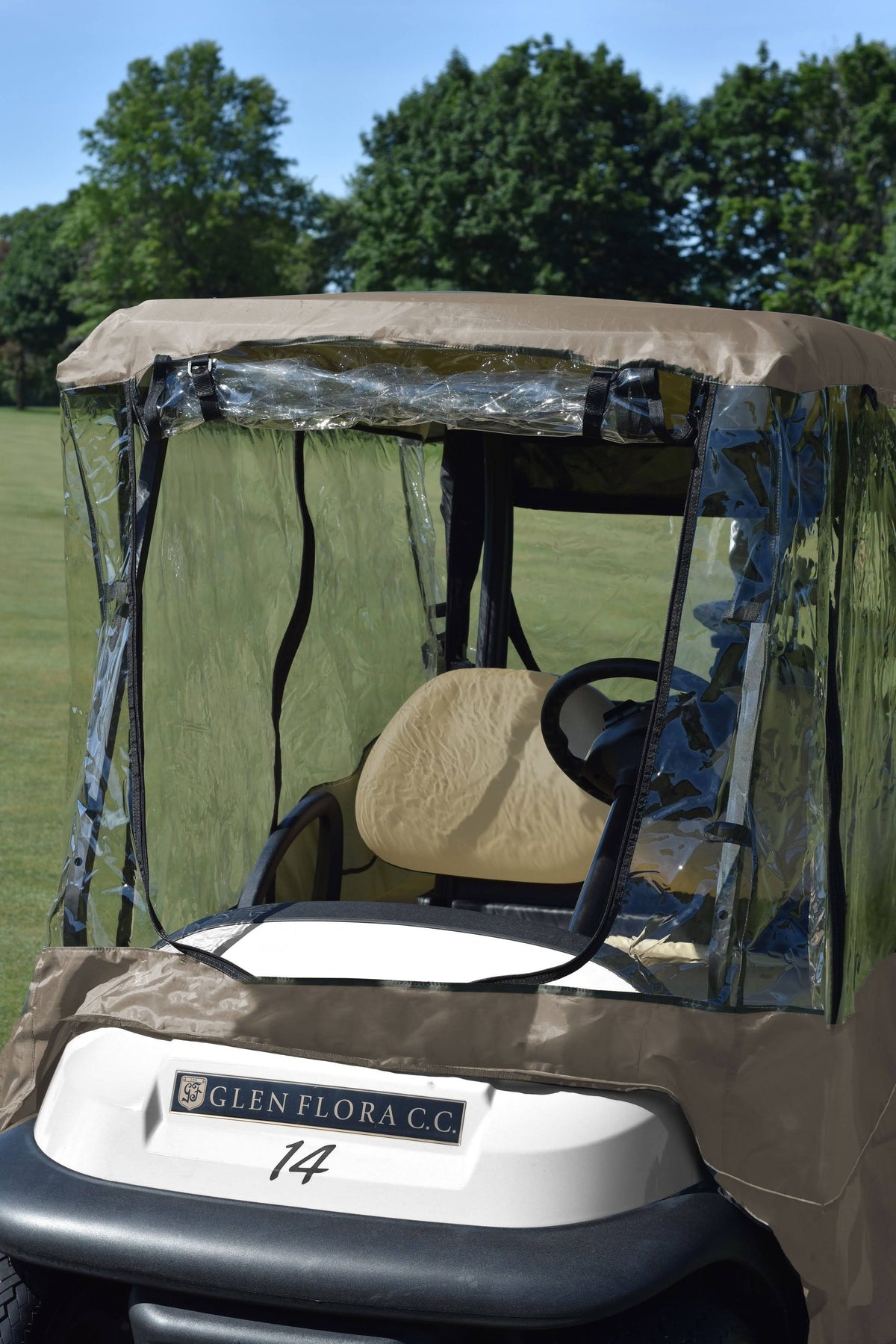 Tan Golf Cart Enclosure D997349