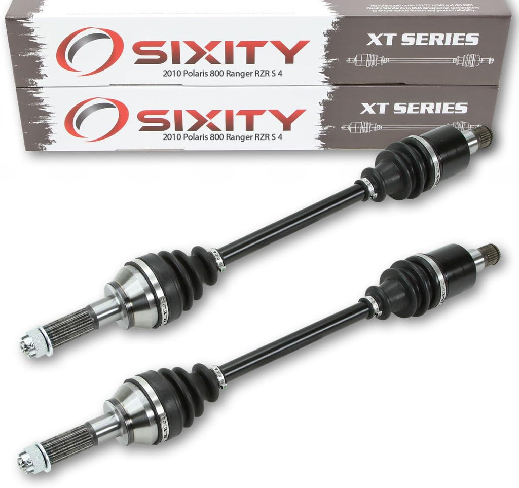 Rear Left Right Axles XT Pair for Polaris 800 Ranger RZR S 4 4X4 S858