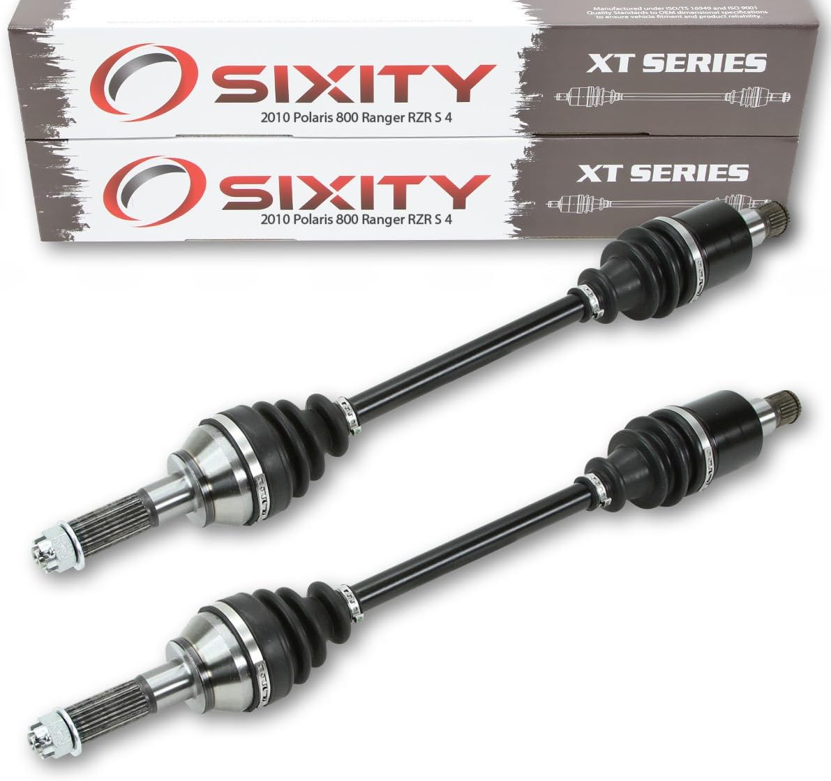 Rear Left Right Axles XT Pair for Polaris 800 Ranger RZR S 4 4X4 S858