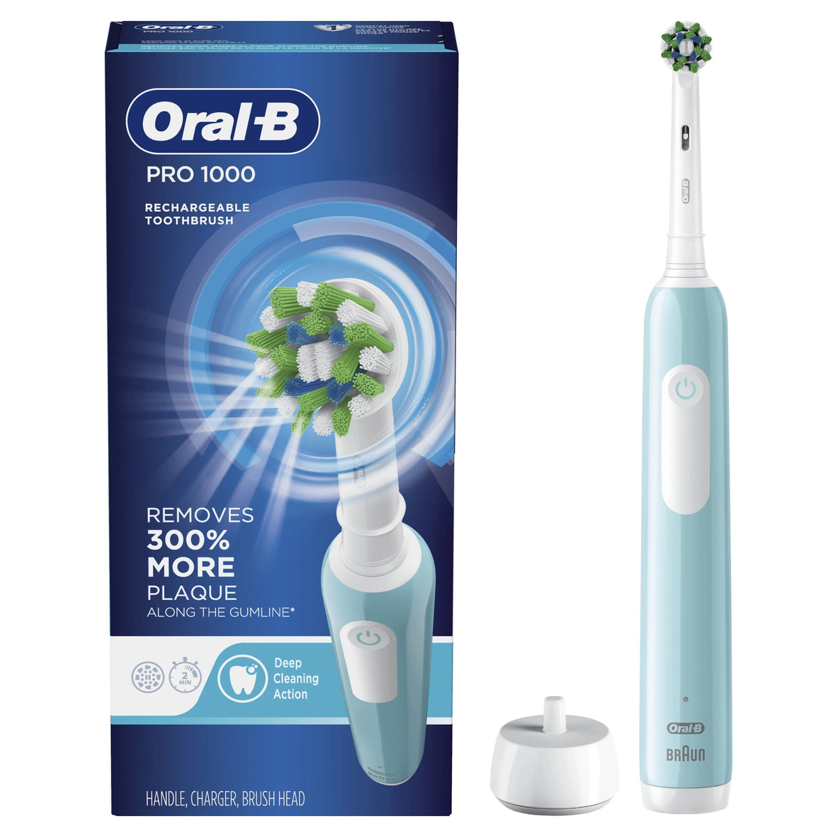 White Rechargeable Electric Toothbrush F965925