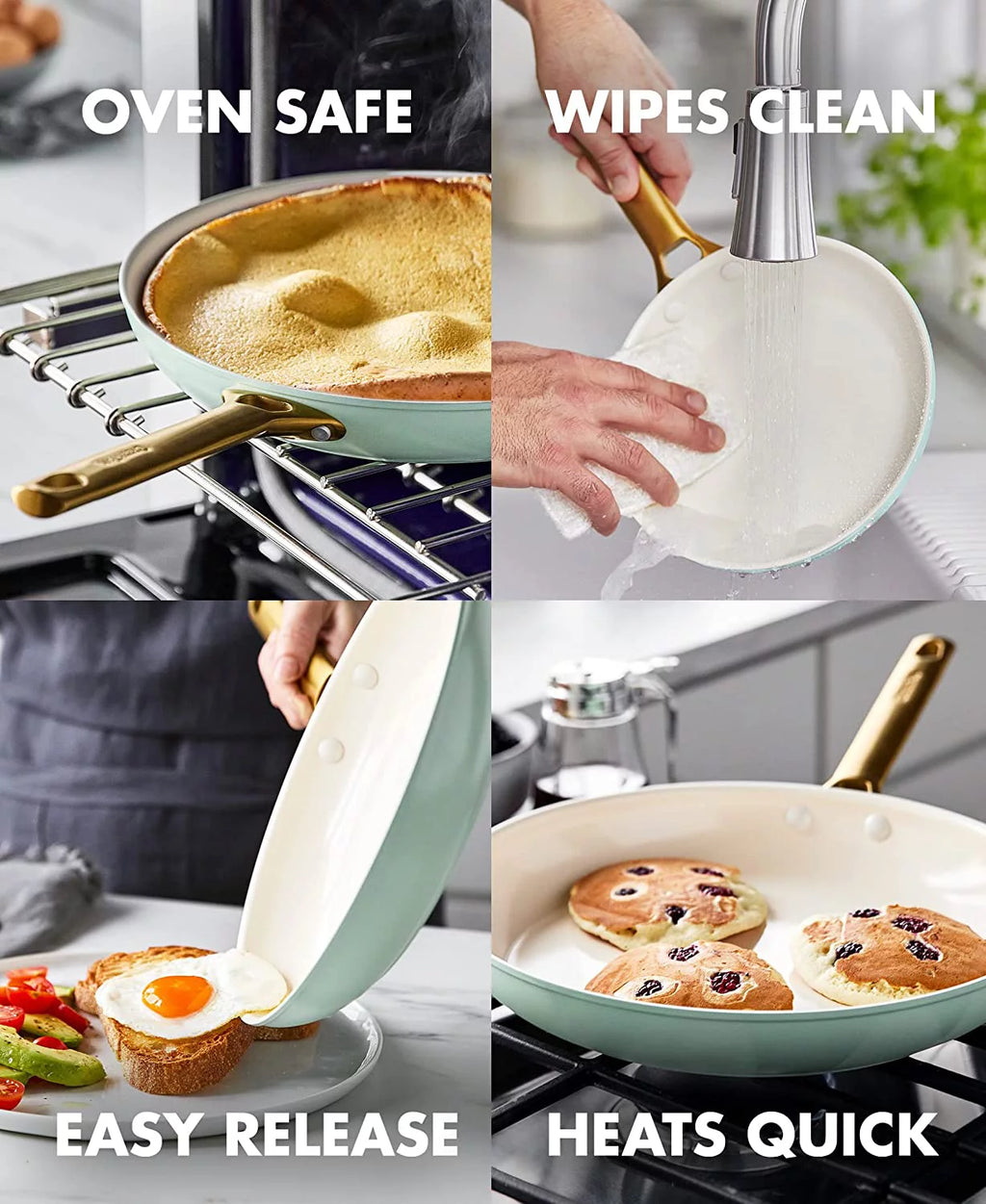 Hard Anodized Ceramic Nonstick 10 Piece Cookware Set L4937