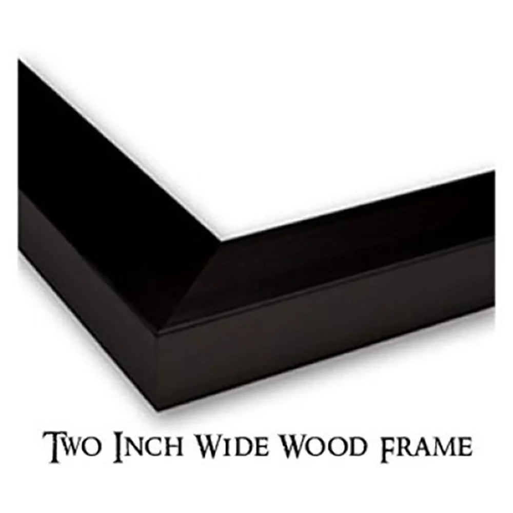 Black Modern Framed 12x12 Art Print Y777