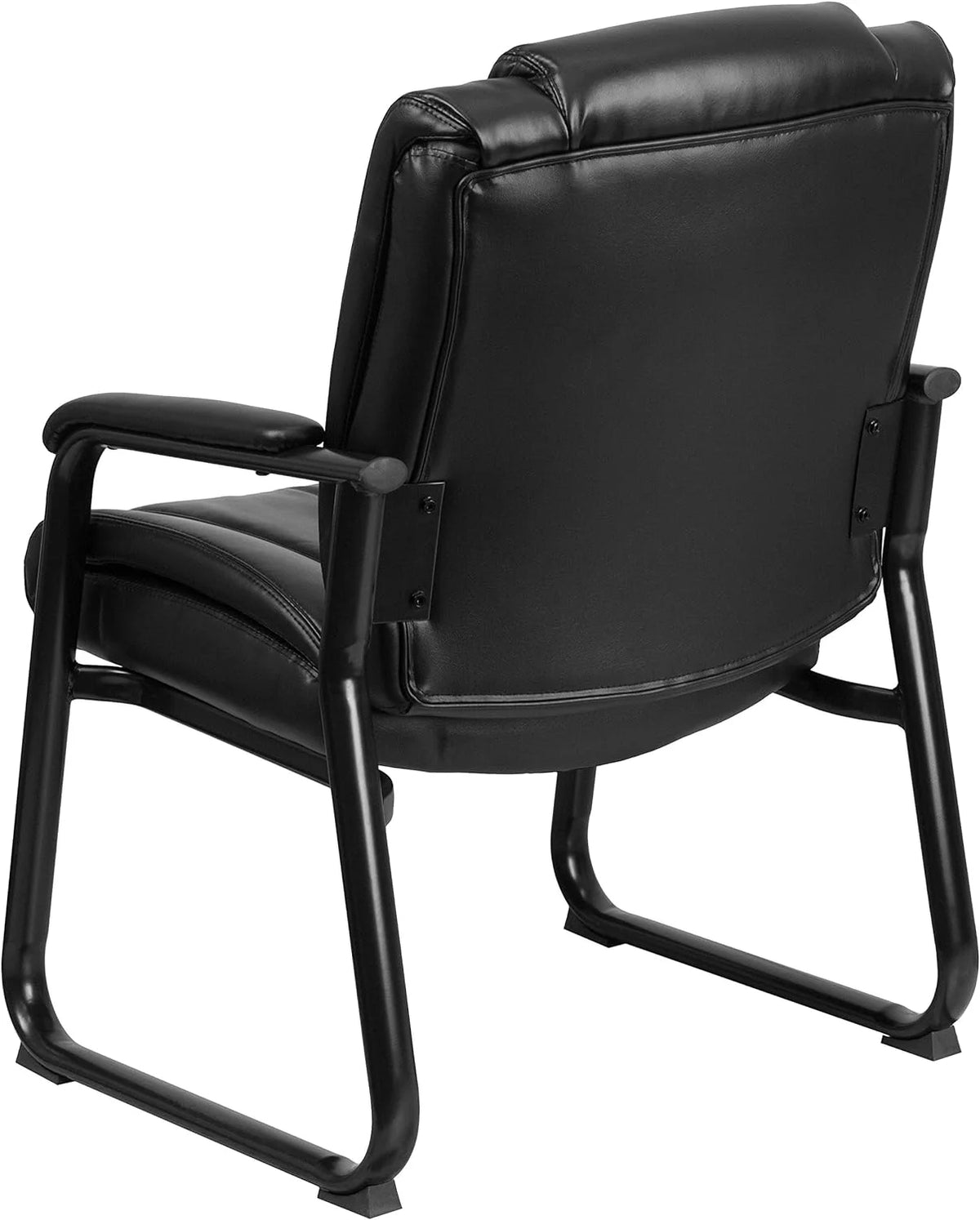 Black Leathersoft Reception Chairs L85994